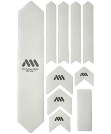 AMS Honeycomb High Impact Frame Guard - Universal Bike Frame Protector - Clear/Silver - Buy Online on GoSupps.com