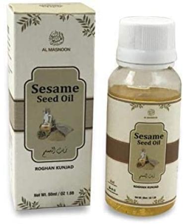 SHN AL MASNOON Sesame Seed Oil 50ml | roghan e kunjad/ Till ka Tail 100% Pure & Natural 50 ml