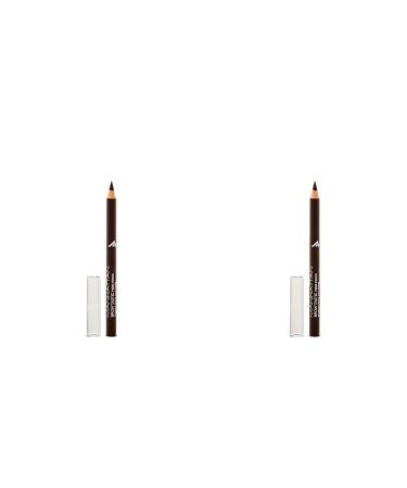 Manhattan BrowTstic eyebrow pencil - dark brown Eyebrow Pencil with filling fibers for dense defined eyebrows - color Dark 003 - 1 x 1.1G (pack with 2) 1.1 g (2 -pack) Dark 003