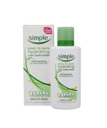 Simple Skin Hydrating Moisturizer, Facial Moisturizer for Sensitive Skin with 12 Hour Moisturization, 4.2 Ounce (Pack of 3)