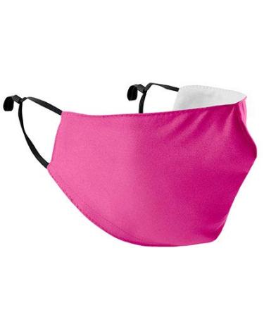 Reusable washable face mask mouth and nose protection (pink)
