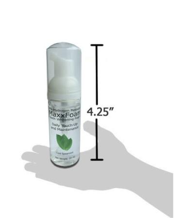 MaxxFoam Daily Teeth Whitening Maintenance | 8% Hydrogen Peroxide - Buy Online on GoSupps.com