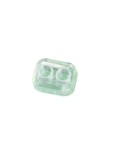 Clear Tweezer Suction Cup Container Set Portable Contact Lens Case Travel Contact Lens Case (Color : White)