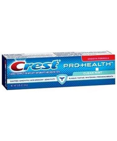 Crest Toothpaste Pro Health Clean Mint Paste Travel Size (0.85 oz) - Pack of 12 - Buy Online on GoSupps.com