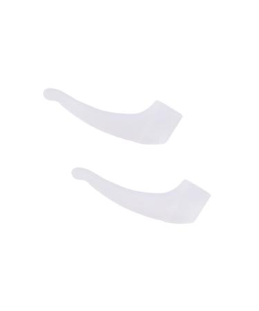 Garneck Pair of glasses band Children's sunglasses holder holder silicone glasses hook glasses tip glasses holders hook bracket glasses frame sleeve not child white medium