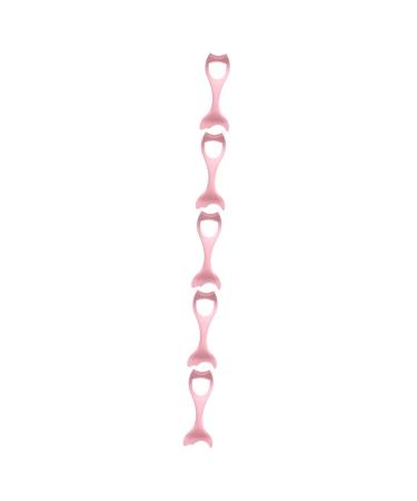 Housoutil 5pcs In Make Mascara Winged Eyelash Shield Comb Professional Girls Helpers Girl with Miss Stencils 15X5.7CMx5pcs Pinkx5pcs