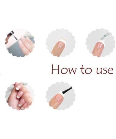 French Manicure Nail Tip Guides French Manicure Nail Art Stencils Stickers Decals 24 Sheets 36 Designs Nail Art Stickers - Professional Salon & Home Use - Buy Online on GoSupps.com