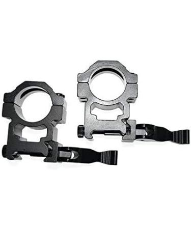 FIRECLUB 2pcs Quick Release Scope Rings Mounts - 1 Inch (25.4mm) Picatinny/Weaver Compatible for Precision Shooting - Buy Online on GoSupps.com