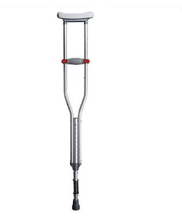 Crutches for Adults Underarm Durable Lightweight Aluminium Crutches Elbow Forearm with Underarm 8 Files + Grip 3 Files + Crutches 9 Files Adjustable Walking Stick Great for Travel Selfless dedication