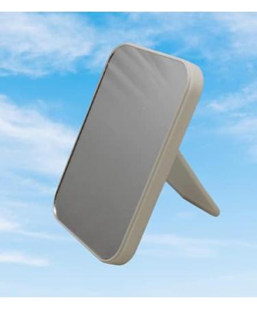 Essentials Vanity Mirror with Stand - White Makeup Mirror 8.5 x 5.75 by Dependable Industries Inc - Buy Online on GoSupps.com