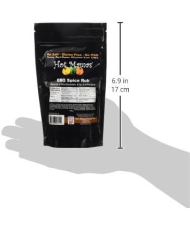 Hot Mamas All Natural BBQ Spice Rub - BBQ Kosher Certified Salt Free Gluten Free Keto Friendly and No MSG 110g - Buy Online on GoSupps.com