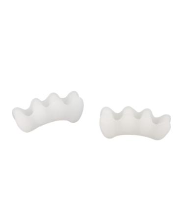 Buy Gatuida Gel Toe Stretcher - 3 Pairs White Daily Use Toe Straightener & Bunion Cushion Pads - International Shipping Available - Buy Online on GoSupps.com