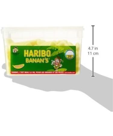 Haribo Bonbon G lifi Banana's x 210 Pi ces 1.05 kg - Buy Online on GoSupps.com