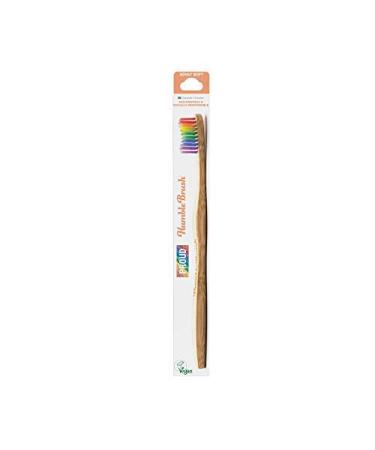 The Humble Co. Bamboo toothbrush Proud |Soft bristles |Biologically degradable environmentally friendly vegan recommended by dentists (3 packs) - Buy Online on GoSupps.com