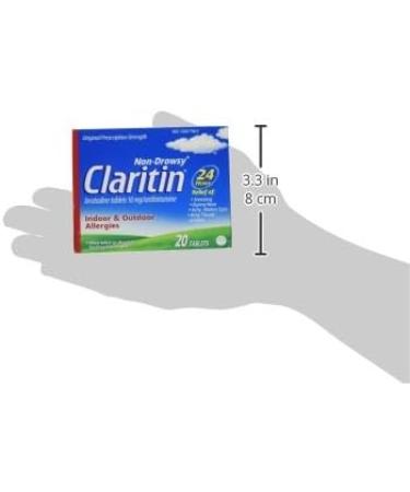 Claritin 24 Hour Allergy Tablets 20 Count - Buy Online on GoSupps.com