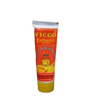 Vicco Turmeric Skin Cream with Sandalwood Oil - 2 Pack (70g each) - Buy Online on GoSupps.com