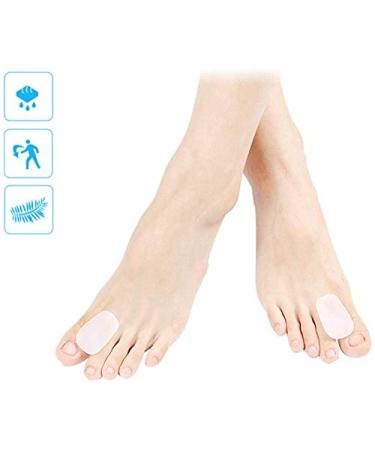 EUNOGO SA Gel Toe Spacers - Temporary Bunion Corrector - Gel Orthotic for Bunion - Overlapping Toe Pain Blister-6 Pcs