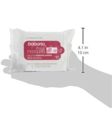 Babaria Rosehip Oil Make-up Remover Tissues - Gentle Cleansing for Skin - Buy Online on GoSupps.com