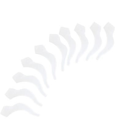 Angoily 5 Pairs Earstulpe Earrings - Anti-Ear Lock Accessories for Glasses - White Glass Clamping Frame Holders - Buy Online on GoSupps.com
