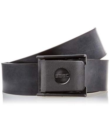 SEAC Standard Rubber Belt, Black, Adjustable