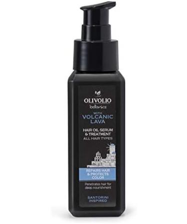  Olivolio botanics 98% Natural Volcanic Lava Hair Oil - Mineral Oil and Paraben Free - 90ml - Buy Online on GoSupps.com