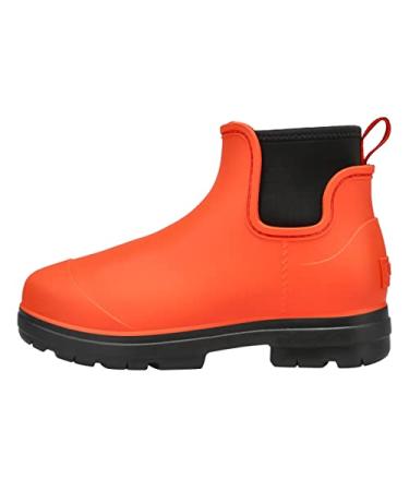 UGG Women's Droplet Rain Boot 7 Hazard Orange