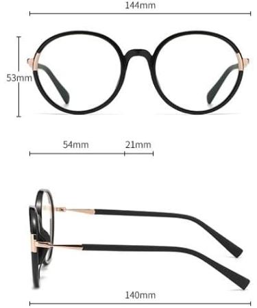 Fatigue Relief Blue Light Blocking Oval Reading Glasses | Vintage Flat Light Mirror 1.50 C4 for Eye Comfort - Buy Online on GoSupps.com