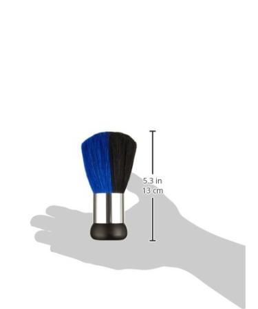 Efalock Professional Neck Brush 11 cm - Black/Blue - 1 Pack for Superior Grooming - International Shipping Available - Buy Online on GoSupps.com