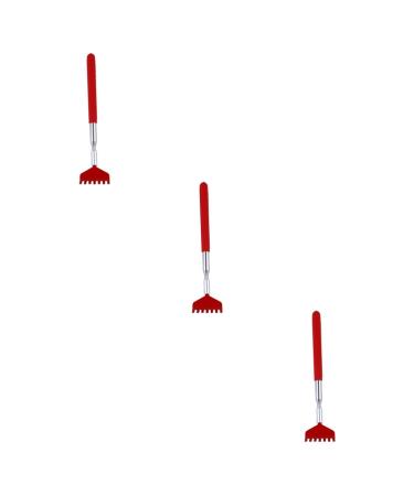 TOVINANNA 3pcs Telescopic tickling rake runner massager scratching hand for back massage devices for the back multifunctional tool multifunctional scratching post back scratcher deep metal