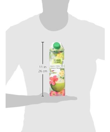Buy King Island Coconut Water 12 Pack (12 x 1L) - Refreshing Natural Hydration | International Shipping Available - Buy Online on GoSupps.com