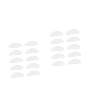 Lurrose glue 50 pair of anti-slip glasses Strong glasses slide-resistant bridge from sponge nose pads stick for the nose sunglasses pads slide-resistant glasses clearly thin anti- and depressedx2stk mx2pcs