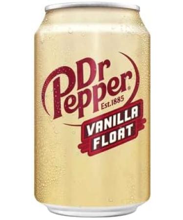 Dr Pepper Vanilla Float Popular Summer Beverage Mixed With Natural Vanilla Flavor - 12 fl oz Pack of 12 - Buy Online on GoSupps.com