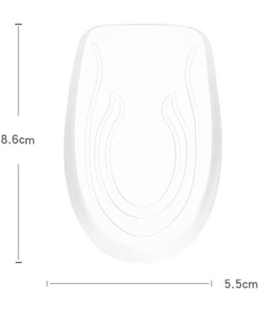 2 Pcs Silicone Gel Height Increase Insoles - 3cm Heel Lifting Inserts for Women - Adhesive Cushions for Comfortable Height Boost - Buy Online on GoSupps.com