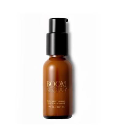 Boom Nectar Deep Moisturizing Eye & Face Serum for Sensitive Skin Facial Serums for Aging Skin to Hydrate and Renew Complexion Vitamin C Serum from BOOM Beauty by Cindy Joseph - 1 Oz 1 Fl Oz (Pack of 1)