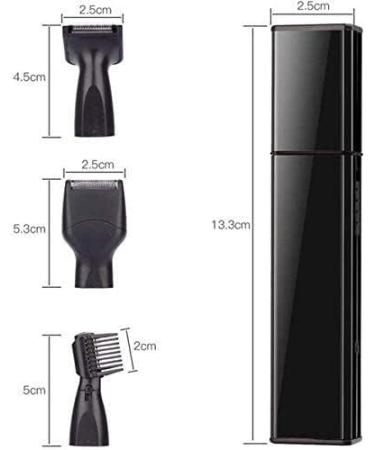 Buy Professional Electric Nose & Ear Hair Trimmer - USB Rechargeable Facial Hair Clipper for Men & Women - Buy Online on GoSupps.com