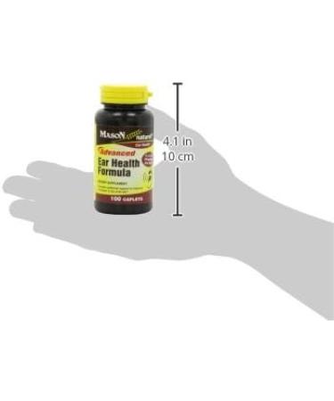 Mason Natural Advanced Ear Health Formula - Inner Ear Circulation Support, Ringing Ears Relief - 100 Caplets - Buy Online on GoSupps.com