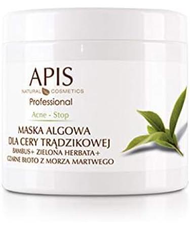 Bee APIS AcneSTOP Algae mask for acne skin with seaweed and green tea cleansing oily acne skin 250 g - Buy Online on GoSupps.com