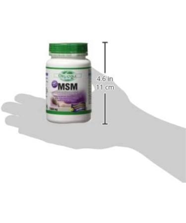 Organika MSM- Joint and Inflammation Support- 90 vcaps Natural 90 Count (Pack of 1) - Buy Online on GoSupps.com