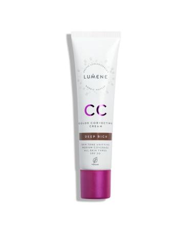 Lumene CC Color Correcting Cream Rich Deep SPF20 30ml Deep Rich