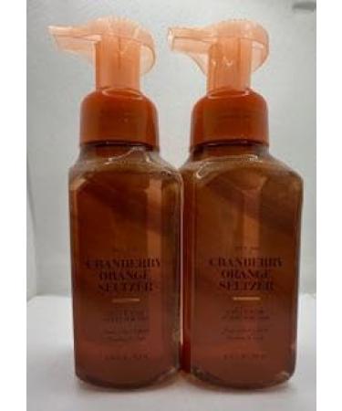 Set of 2 Cranberry Orange Seltzer Gentle & Clean Foaming Hand Soap 8.75 Ounce
