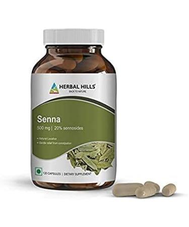 HERBAL HILLS Senna Capsules 120 & Aloe Vera Capsules 120 Count for Healthy Digestion and Detoxification Combo (Pack of 2) 240 Count - Buy Online on GoSupps.com