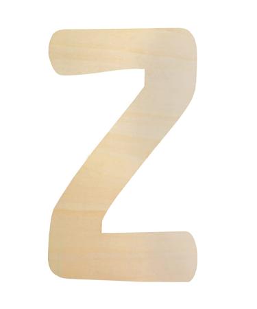 Large Wooden Letters 30cm Wooden Letter for Crafts Children's Names Capital Alphabet 5mm Thick Unfinished MDF Wood Slices Nursery Wall Hanging Art Stencils Sign Board Painting Home Decor (Z)