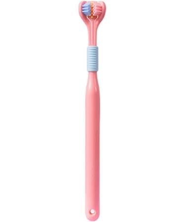Shop Ioiuskku Triple Toothbrush - Triple Clean Technology for Efficient Oral Care | Pink for Adults & Girls - Buy Online on GoSupps.com