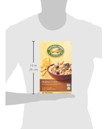 Nature's Path Organic Heritage Flakes Cereal - 13.25 oz | Whole Grains, High Fiber - Buy Online on GoSupps.com