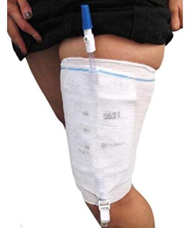 Comfortable Catheter Leg Bag Holder Cover - Ultra-Soft & Breathable Foley Leg Bag Sleeves for Caregivers - International Shipping Available - Buy Online on GoSupps.com
