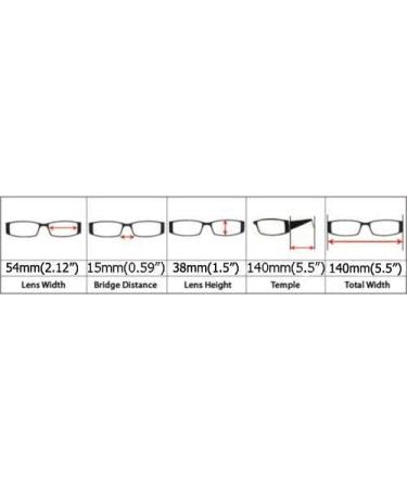 Eyekepper Polycarbonate Large Lens Bifocal Glasses Readers Men Brown +2.0 - Buy Online on GoSupps.com