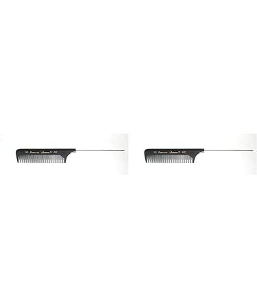 Hercules S gemann - 190R -490R Toupierkamm |9 inch comb with Toupier teeth for fast styling |Needle handkamm for curlers permanent shaft and hair styling (pack with 2) 1 piece (2 pack)