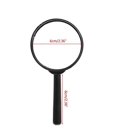 Magnifying Magnifier 60mm Hand Held 5X Magnifying Loupe Reading Glass Lens Good Times