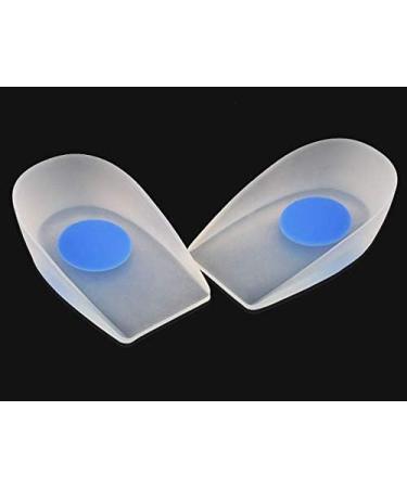 Buy 100% Medical Grade Silicone Gel Heel Cups - Large (UK 10-12) for Ultimate Comfort | International Shipping Available - Buy Online on GoSupps.com