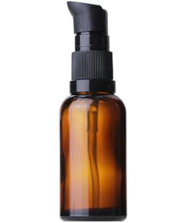 30ml Refillable Brown Glass Bottles with Pump - 5 Pack Travel Lotion & Essential Oils - empty Glass Cosmetic Containers - Buy Online on GoSupps.com